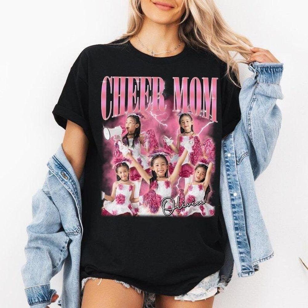 Personalized Cheer Mom Bootleg Vuitino Apparel
